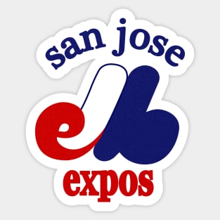 Vintage San Jose Expos Baseball 1982 Sticker